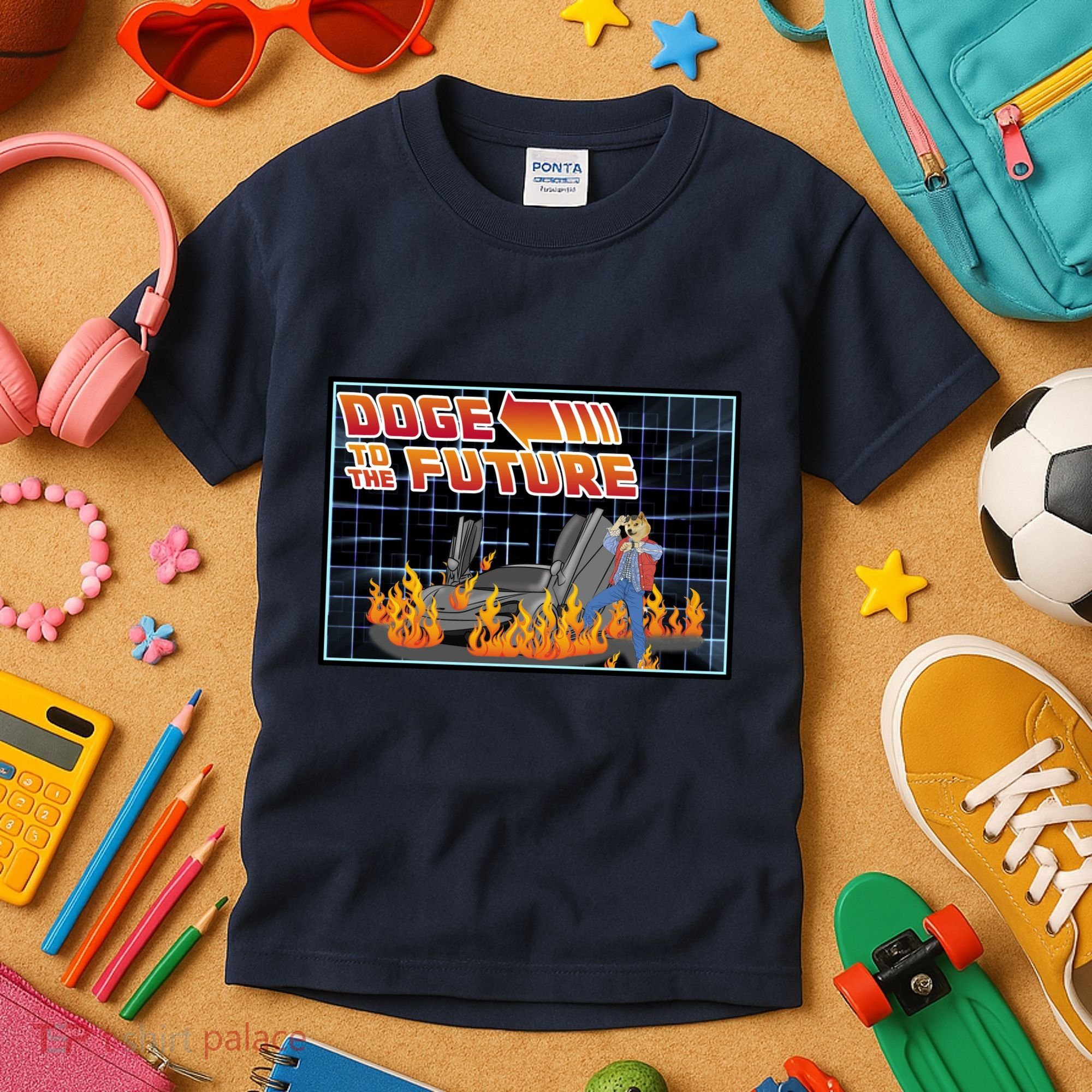 Doge To The Future Kids T-Shirt