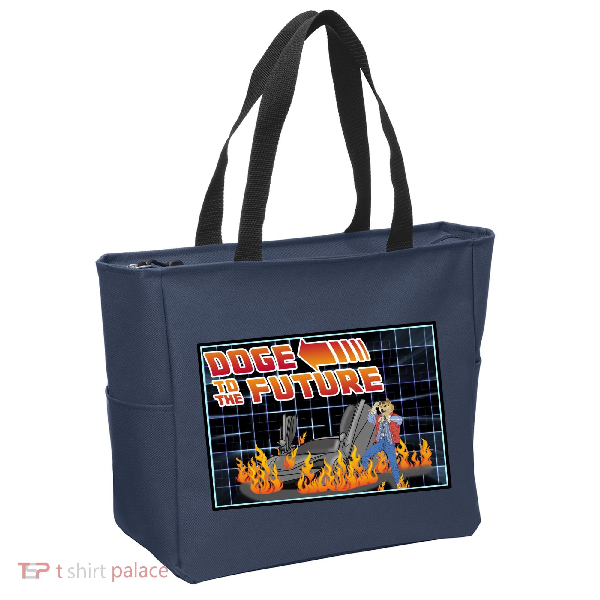 Doge To The Future Tote Bag