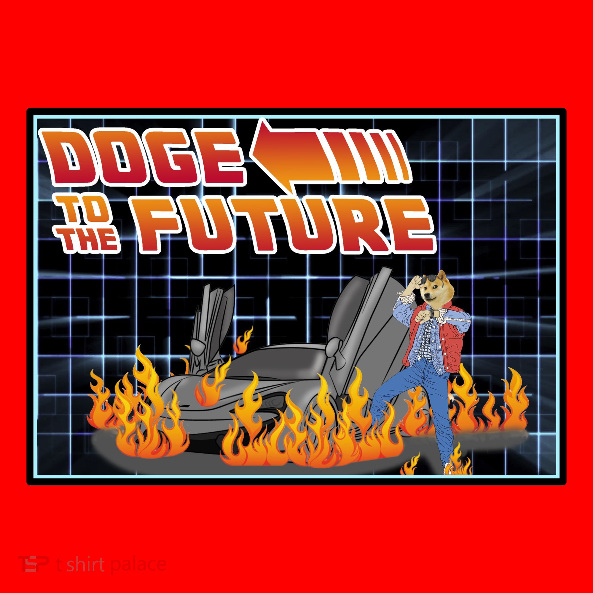 Doge To The Future Santa Hat