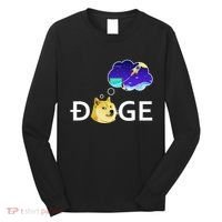 Doge To The Moon Crypto Currency Dogecoin Long Sleeve Shirt thumb 0