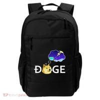 Doge To The Moon Crypto Currency Dogecoin Backpack thumb 0