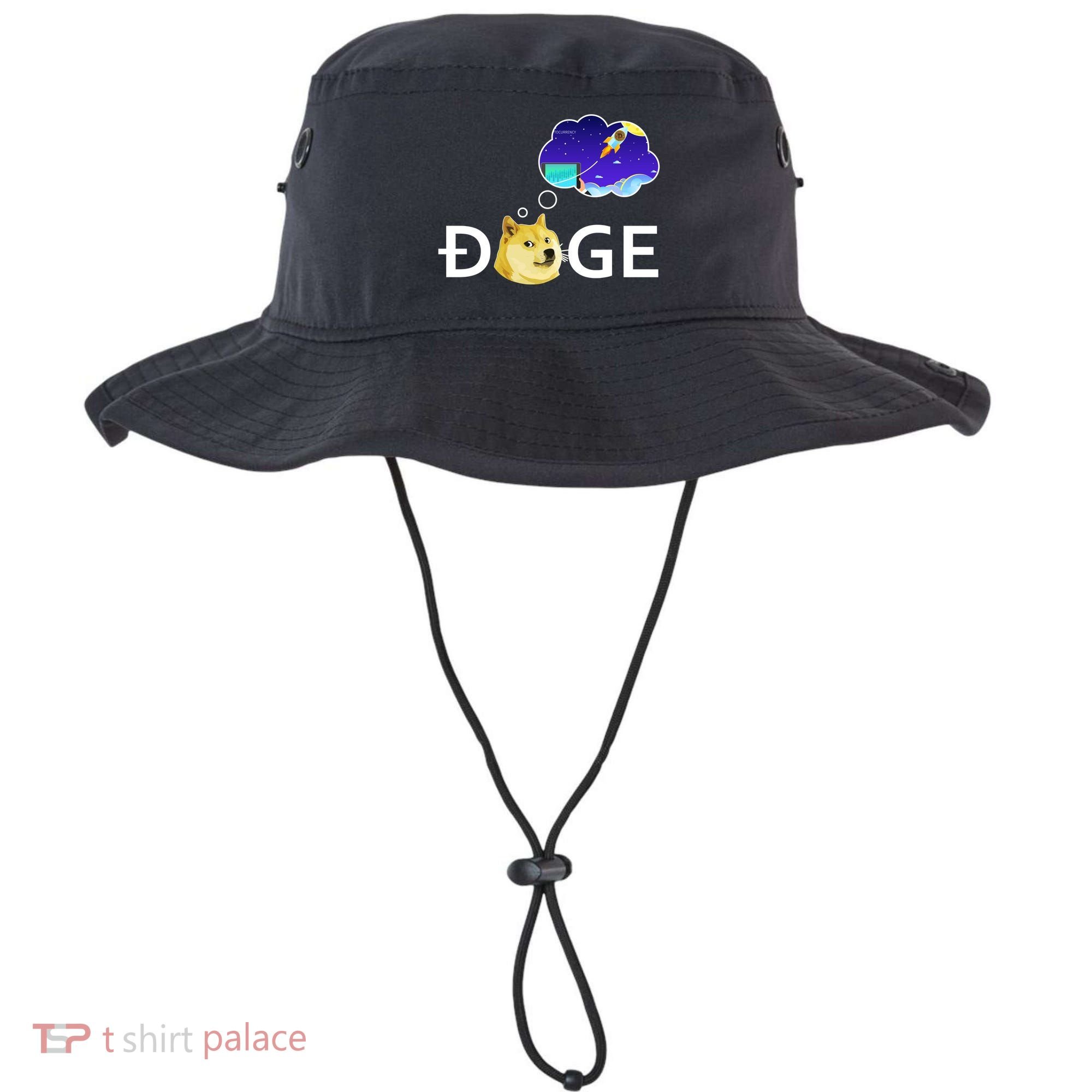 Doge To The Moon Crypto Currency Dogecoin Bucket Hat