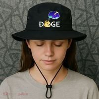 Doge To The Moon Crypto Currency Dogecoin Bucket Hat thumb 3