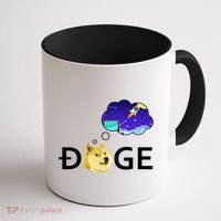 Doge To The Moon Crypto Currency Dogecoin Coffee Mug thumb 1