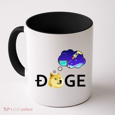 Doge To The Moon Crypto Currency Dogecoin Coffee Mug