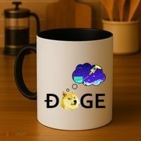 Doge To The Moon Crypto Currency Dogecoin Coffee Mug thumb 4
