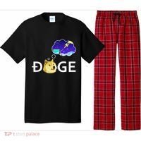 Doge To The Moon Crypto Currency Dogecoin Pajama Set thumb 0
