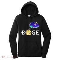 Doge To The Moon Crypto Currency Dogecoin Women's Hoodie thumb 0
