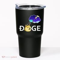Doge To The Moon Crypto Currency Dogecoin Tumbler thumb 0