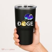Doge To The Moon Crypto Currency Dogecoin Tumbler thumb 2