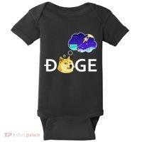 Doge To The Moon Crypto Currency Dogecoin Baby Bodysuit thumb 0
