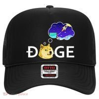 Doge To The Moon Crypto Currency Dogecoin Hat thumb 0