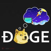 Doge To The Moon Crypto Currency Dogecoin Kids T-Shirt thumb 4