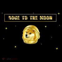 Doge To The Moon Dogecoin Crypto Currency Women's Hoodie thumb 2
