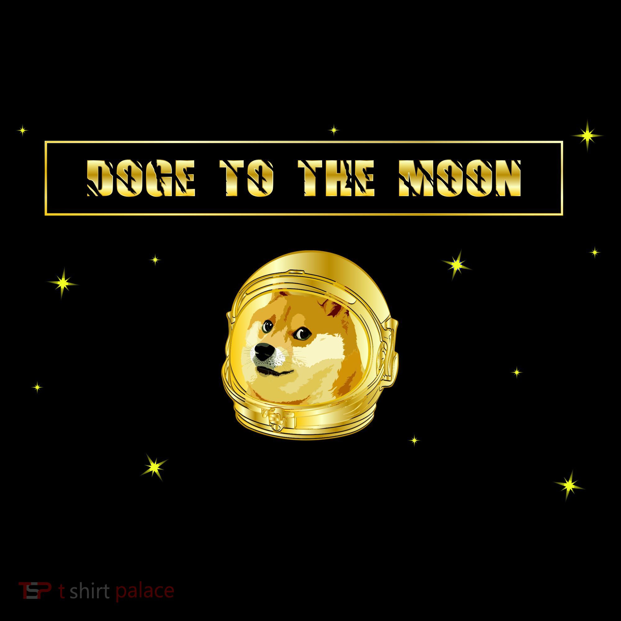 Doge To The Moon Dogecoin Crypto Currency Women's Tank Top