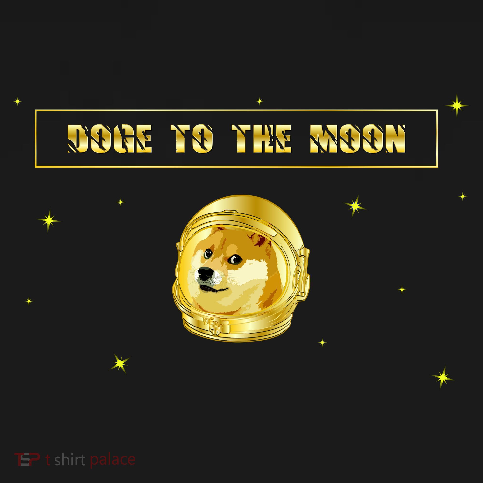 Doge To The Moon Dogecoin Crypto Currency Baby Bodysuit
