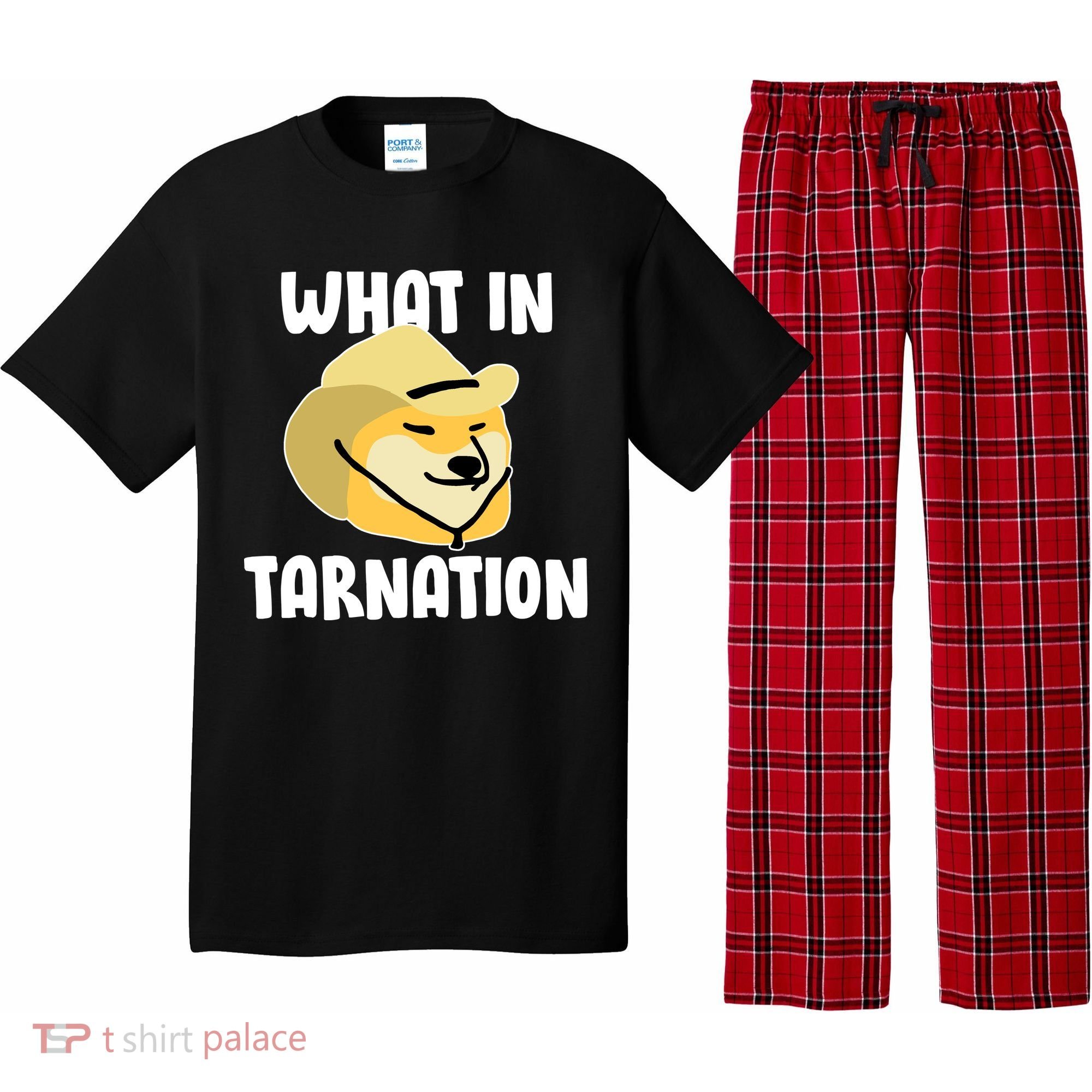 Doge What In Tarnation Pajama Set