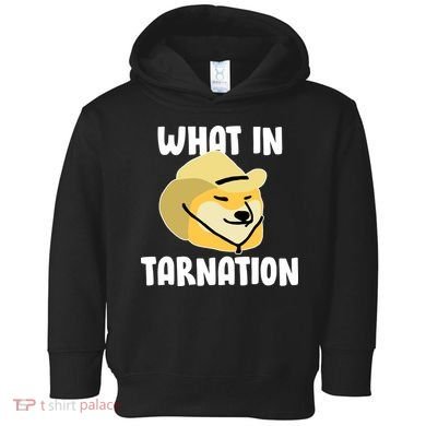Doge What In Tarnation Toddler Hoodie