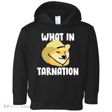 Doge What In Tarnation Toddler Hoodie