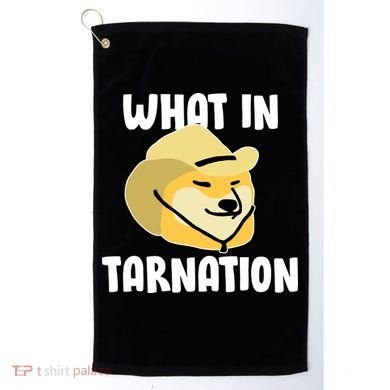 Doge What In Tarnation Golf Towel