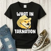 Doge What In Tarnation Women's T-Shirt thumb 3