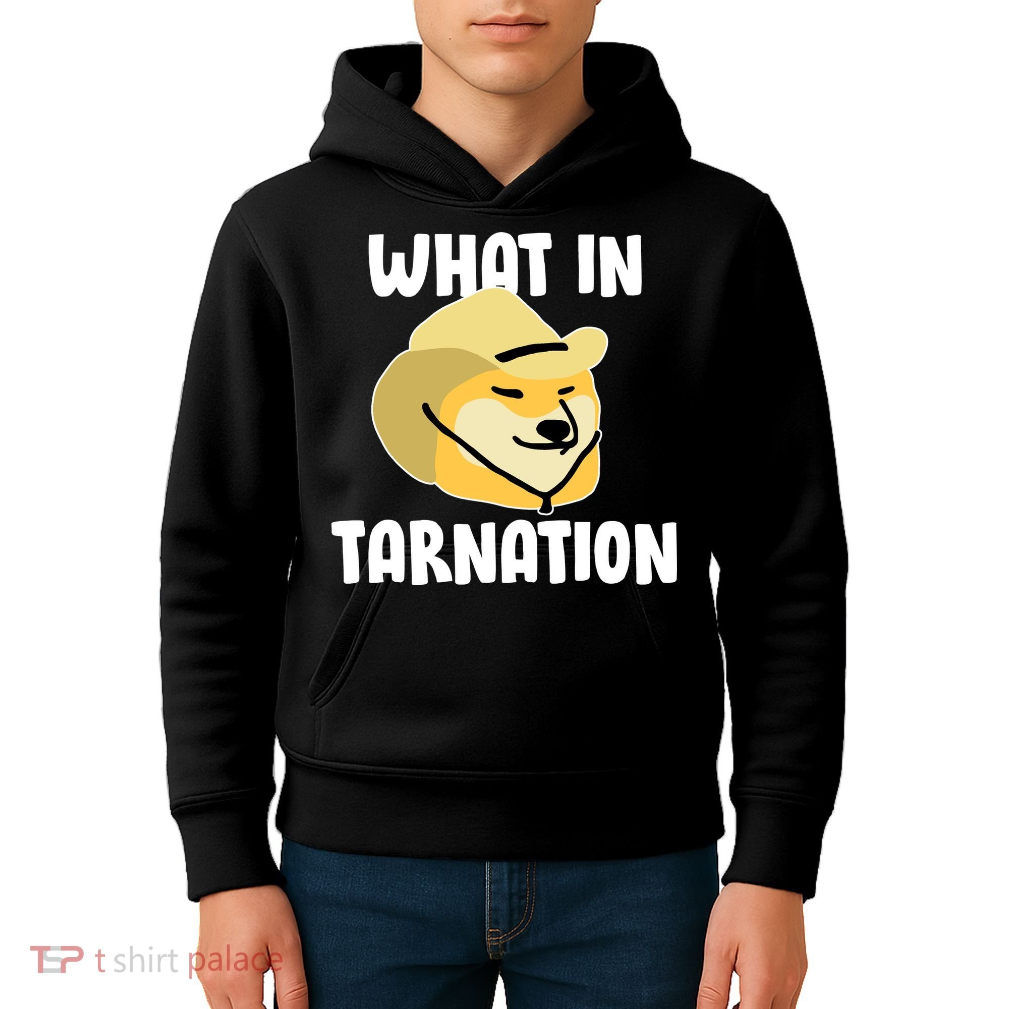 Doge What In Tarnation Kids Hoodie