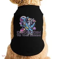 Dogecoin Crypto Currency Doge Dinosaur Doggie Tank thumb 0