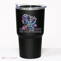 Dogecoin Crypto Currency Doge Dinosaur Tumbler thumb 0