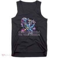 Dogecoin Crypto Currency Doge Dinosaur Tank Top thumb 0