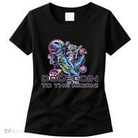 Dogecoin Crypto Currency Doge Dinosaur Women's T-Shirt thumb 0