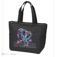 Dogecoin Crypto Currency Doge Dinosaur Tote Bag thumb 3