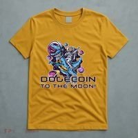 Dogecoin Crypto Currency Doge Dinosaur T-Shirt thumb 5