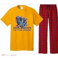 Dogecoin Crypto Currency Doge Dinosaur Pajama Set thumb 0
