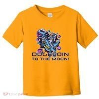 Dogecoin Crypto Currency Doge Dinosaur Toddler T-Shirt thumb 0