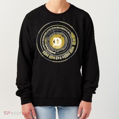 Dogecoin Cryptocurrency Crypto Gold Logo Women's Sweatshirt