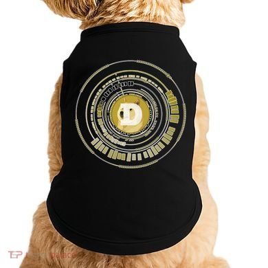 Dogecoin Cryptocurrency Crypto Gold Logo Doggie Tank