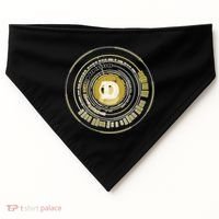Dogecoin Cryptocurrency Crypto Gold Logo USA-Made Doggie Bandana thumb 0