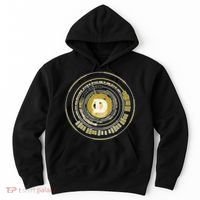 Dogecoin Cryptocurrency Crypto Gold Logo Hoodie thumb 0