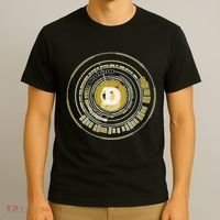Dogecoin Cryptocurrency Crypto Gold Logo T-Shirt thumb 3