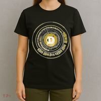 Dogecoin Cryptocurrency Crypto Gold Logo T-Shirt thumb 4
