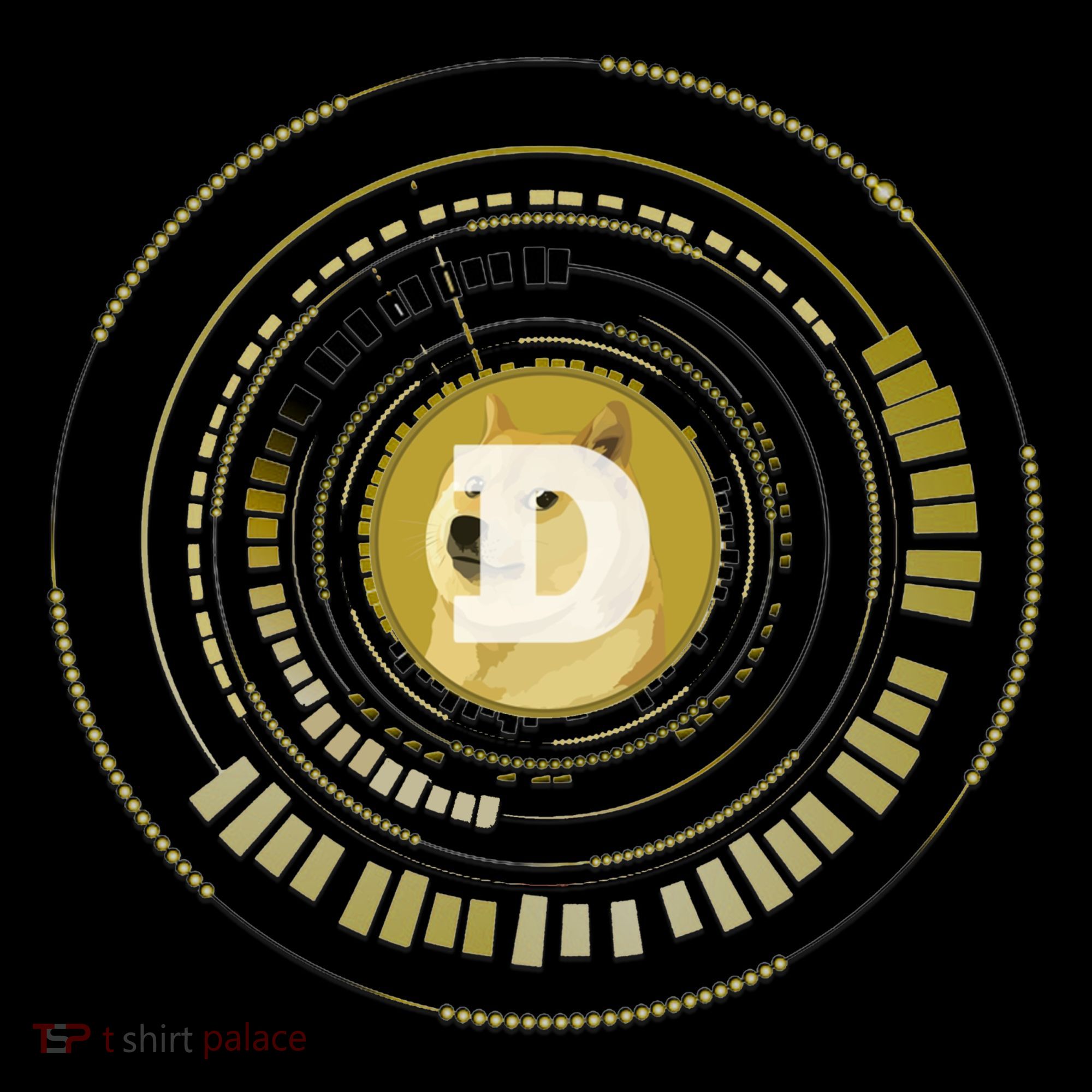 Dogecoin Cryptocurrency Crypto Gold Logo Coffee Mug