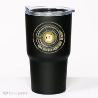 Dogecoin Cryptocurrency Crypto Gold Logo Tumbler thumb 0