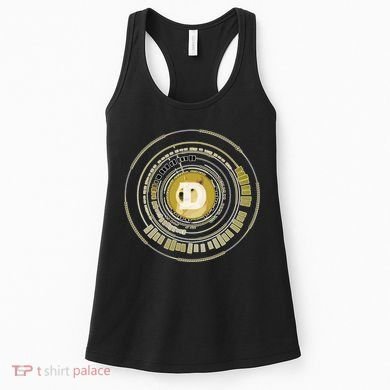 Dogecoin Cryptocurrency Crypto Gold Logo Women's Tank Top