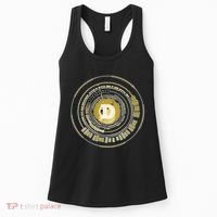 Dogecoin Cryptocurrency Crypto Gold Logo Women's Tank Top thumb 0