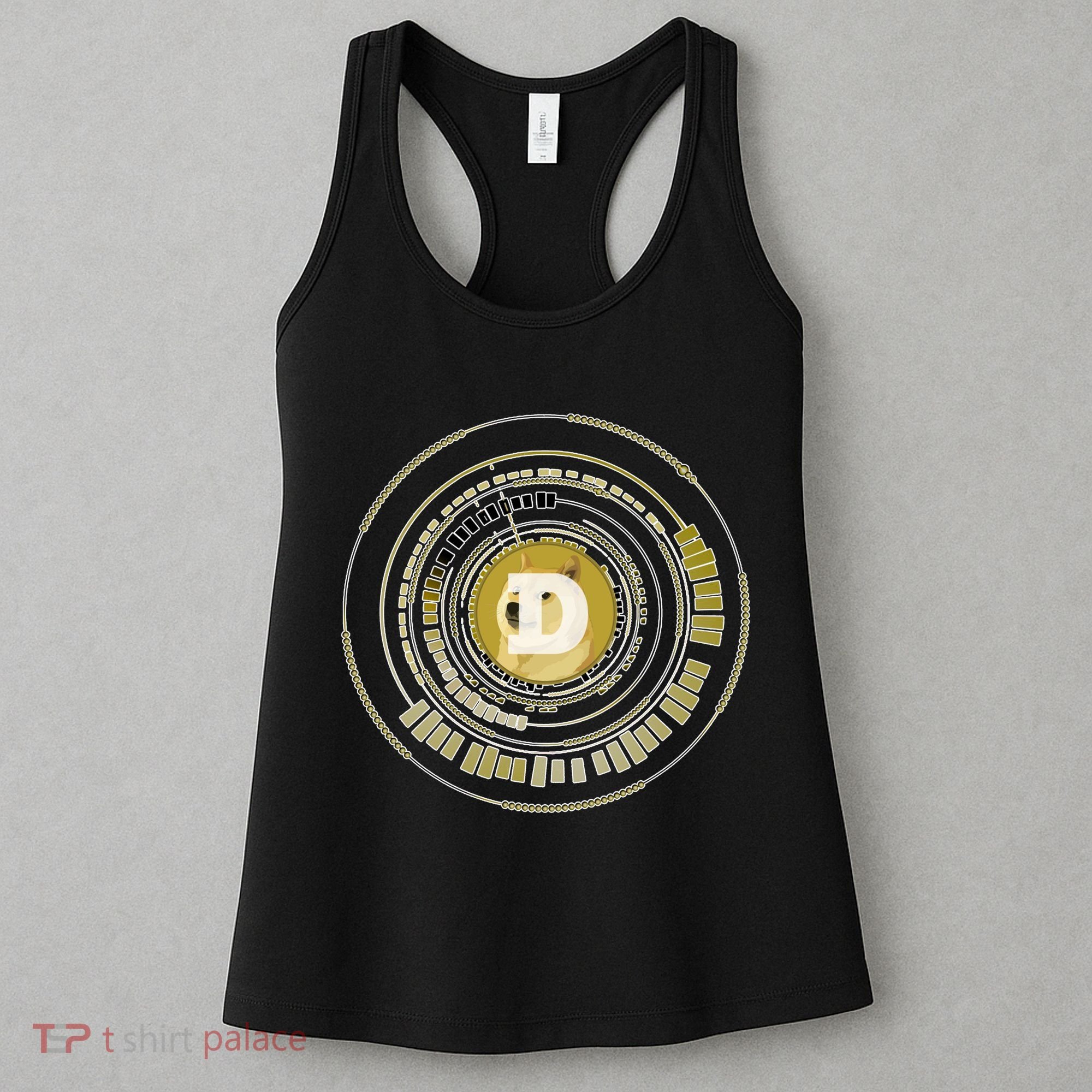 Dogecoin Cryptocurrency Crypto Gold Logo Women's Tank Top
