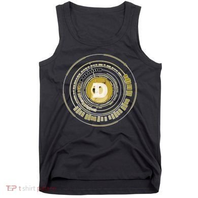 Dogecoin Cryptocurrency Crypto Gold Logo Tank Top