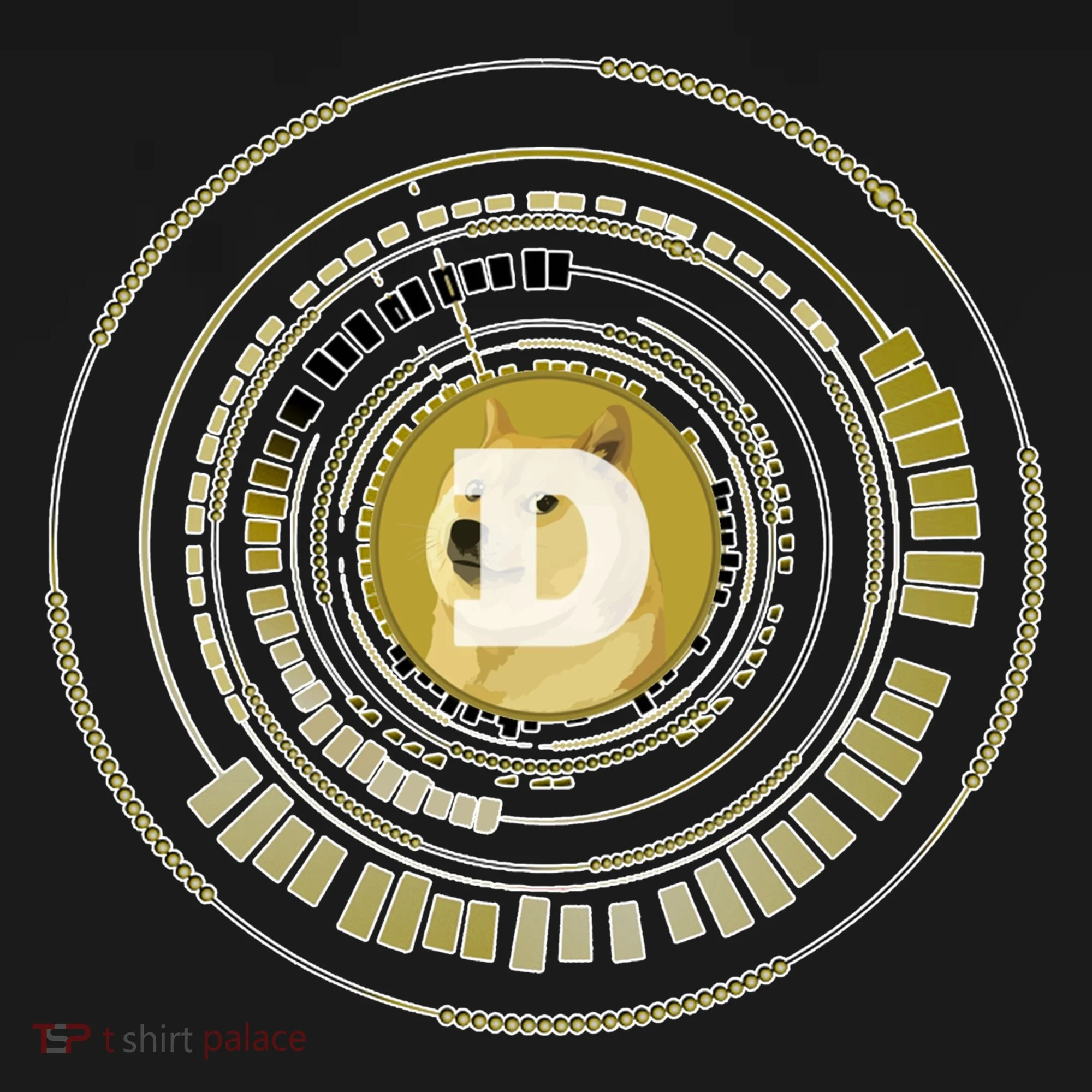 Dogecoin Cryptocurrency Crypto Gold Logo Toddler T-Shirt