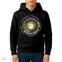 Dogecoin Cryptocurrency Crypto Gold Logo Kids Hoodie thumb 4