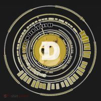 Dogecoin Cryptocurrency Crypto Gold Logo Kids Long Sleeve Shirt thumb 2