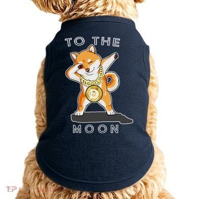 Dogecoin Dab To The Moon Doggie Tank